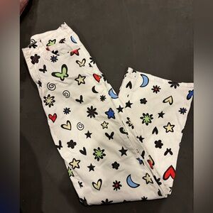 Cartoon jean pants